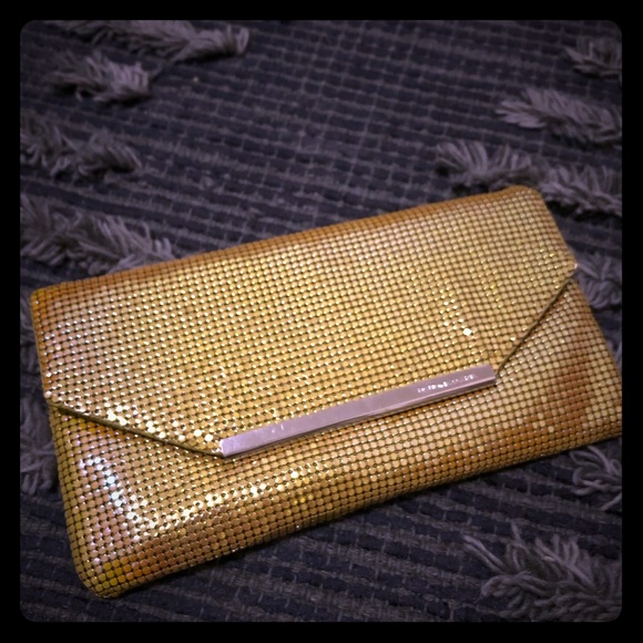 BCBGMaxAzria Handbags - Bcbg Maxazria Shoulder Bag/clutch, yellow mesh